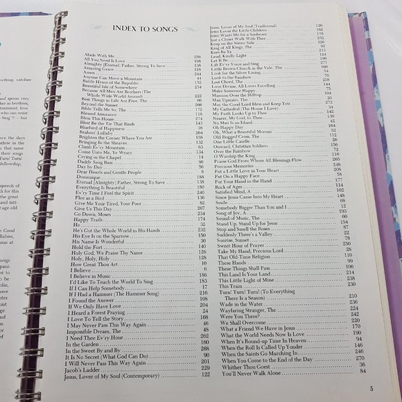 Vintage 1975 READERS DIGEST Family Songbook of Faith and Joy Piano Music Book - Picture 7 of 16